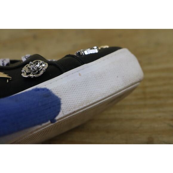 Karl Lagerfeld Paris Womens Shoes 6M Black Leather Cordelia Mules Sneakers - Picture 9 of 10